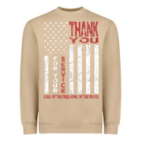 Mushroom thank you for your service   veterans day t Heavyweight Sweatshirt - maiPhamDesign