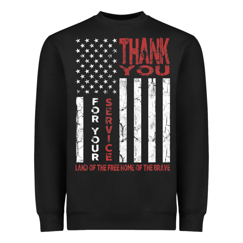 Thank You For Your Service   Veterans Day T Heavyweight Sweatshirt by maiPhamDesign | Teevron