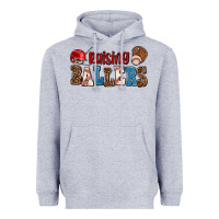 Heather Grey raising ballers Heavyweight Hoodie - AdoDesignShop