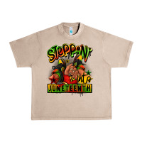 French Oak Steppin' into Juneteenth black girl sneakers Urban Heavy Tee - RanaPortraitStore