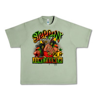 Oil Green Steppin' into Juneteenth black girl sneakers Urban Heavy Tee - RanaPortraitStore