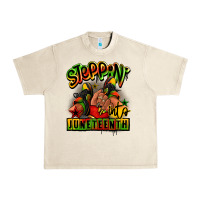 Sandshell Steppin' into Juneteenth black girl sneakers Urban Heavy Tee - RanaPortraitStore