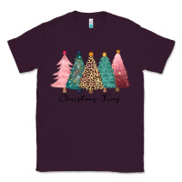 Plum christmas trees Classic Tee - CowGirlArtShop