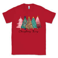 Red christmas trees Classic Tee - CowGirlArtShop