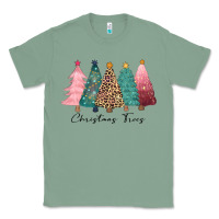 Sage christmas trees Classic Tee - CowGirlArtShop