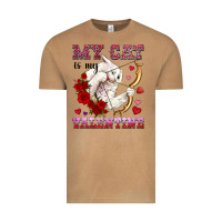 Vintage Camel my cat is my valentine Vintage Tee - OliviaCreatesArt