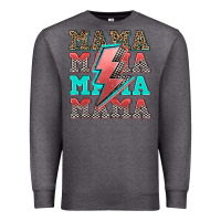 Charcoal Heather racing mama Premium Sweatshirt - AdoDesignShop