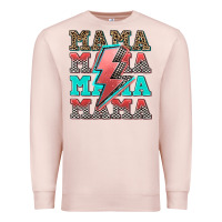 Pale Pink racing mama Premium Sweatshirt - AdoDesignShop