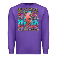 Purple racing mama Premium Sweatshirt - AdoDesignShop
