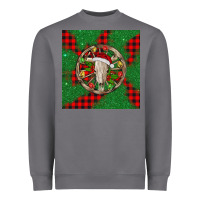 Storm Christmas bull skull Heavyweight Sweatshirt - BarkalooDesign