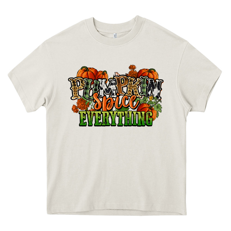 Pumpkin Spice Everything Fall Heavy Core Tee by NancyCooperArtShop | Teevron