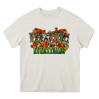 Cream pumpkin spice everything fall Heavy Core Tee - NancyCooperArtShop