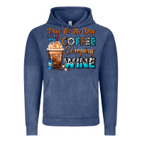 Vintage Denim Plan For The Day Coffee Camping Wine Frappe Coffee Vintage Hoodie - FaDigitalArtStudio