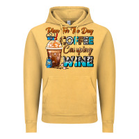 Vintage Mustard Plan For The Day Coffee Camping Wine Frappe Coffee Vintage Hoodie - FaDigitalArtStudio
