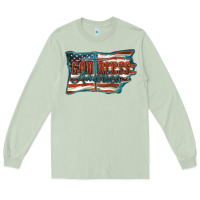 Matcha God Bless America Long Sleeve Tee - FaDigitalArtStudio