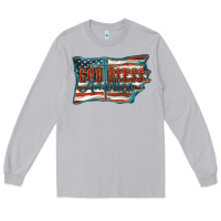 Moon Dust God Bless America Long Sleeve Tee - FaDigitalArtStudio
