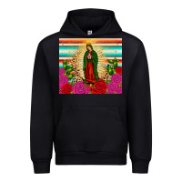 Black our lady of guadalupe cactus leopard Urban Hoodie - JahusDesignShop