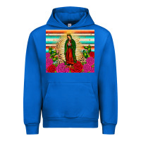 Cobalt our lady of guadalupe cactus leopard Urban Hoodie - JahusDesignShop
