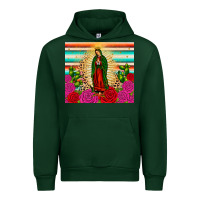 Forest Green our lady of guadalupe cactus leopard Urban Hoodie - JahusDesignShop