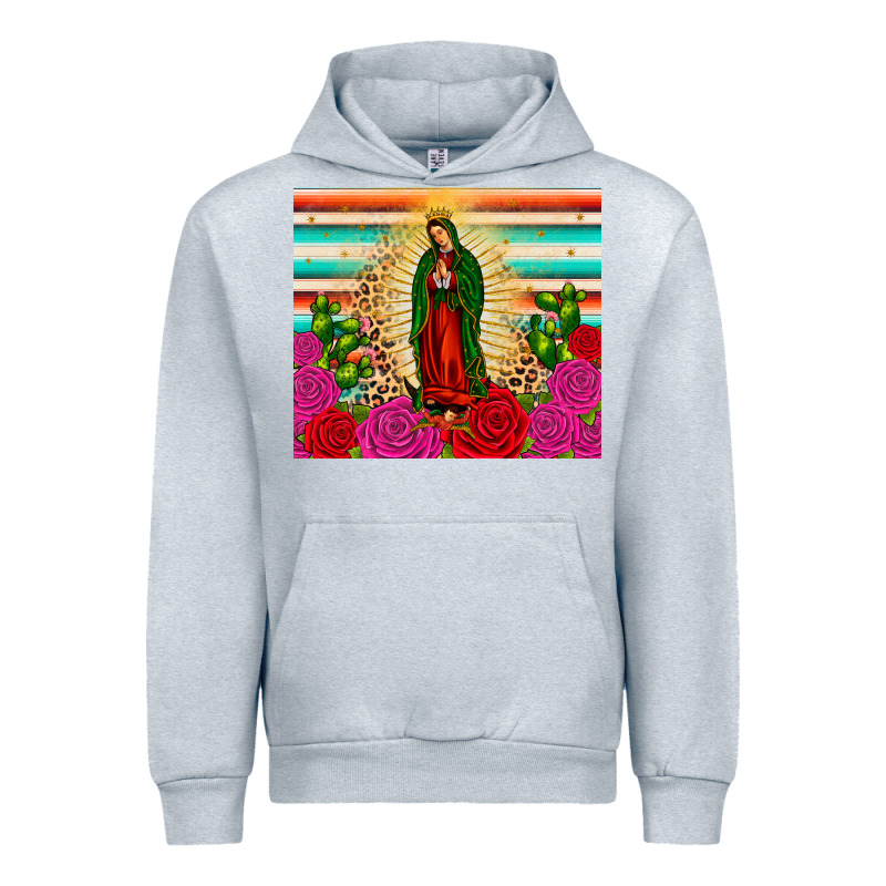 Our Lady Of Guadalupe Cactus Leopard Urban Hoodie by JahusDesignShop | Teevron