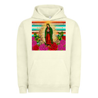 Pigment Pistachio our lady of guadalupe cactus leopard Urban Hoodie - JahusDesignShop