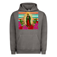 Pigment Tornado our lady of guadalupe cactus leopard Urban Hoodie - JahusDesignShop