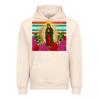 Sandshell our lady of guadalupe cactus leopard Urban Hoodie - JahusDesignShop