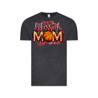 Vintage Black blessed basketball mom lightbulb letters Vintage Tee - OliviaCreatesArt