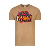 Vintage Camel blessed basketball mom lightbulb letters Vintage Tee - OliviaCreatesArt