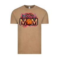 Vintage Coffee blessed basketball mom lightbulb letters Vintage Tee - OliviaCreatesArt