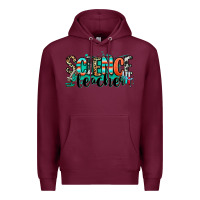 Burgundy science teacher Premium Hoodie - RanaPortraitStore