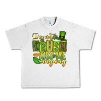 Lunar Rock St. Patrick's I am not irish kiss me anyway Urban Heavy Tee - OliviaCreatesArt