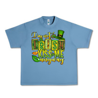 Pebble Blue St. Patrick's I am not irish kiss me anyway Urban Heavy Tee - OliviaCreatesArt