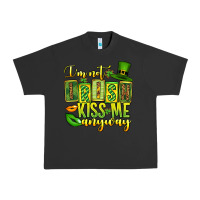Pigment Black St. Patrick's I am not irish kiss me anyway Urban Heavy Tee - OliviaCreatesArt