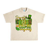 Sandshell St. Patrick's I am not irish kiss me anyway Urban Heavy Tee - OliviaCreatesArt