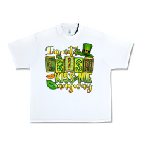 White St. Patrick's I am not irish kiss me anyway Urban Heavy Tee - OliviaCreatesArt