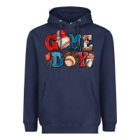 Navy game day baseball Heavyweight Hoodie - AdoDesignShop