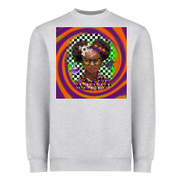Heather Grey halloween african girl Heavyweight Sweatshirt - BarkalooDesign