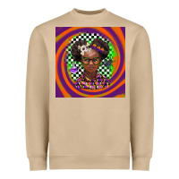 Mushroom halloween african girl Heavyweight Sweatshirt - BarkalooDesign