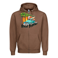 Chestnut road trippin Zipper Hoodie - BarkalooDesign