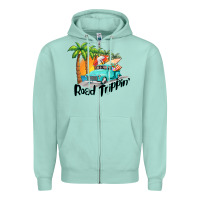 Seafoam road trippin Zipper Hoodie - BarkalooDesign
