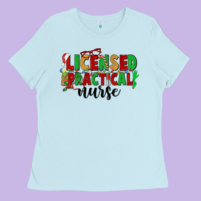Licensed Practical Nurse Ladies Tee Designed By Cowgirlartshop