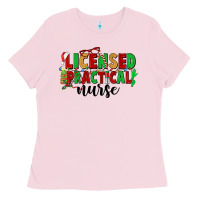 Bubblegum Pink licensed practical nurse Ladies Tee - CowGirlArtShop