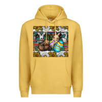 Antique Gold easter Premium Hoodie - CowhideDigitalArt