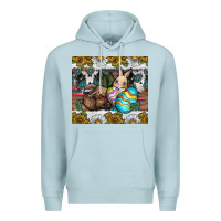 Blue Mist easter Premium Hoodie - CowhideDigitalArt
