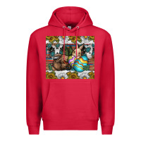 Cardinal easter Premium Hoodie - CowhideDigitalArt