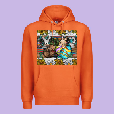 Easter Premium Hoodie Designed By Cowhidedigitalart