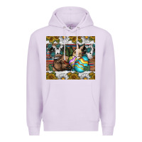 Lilac easter Premium Hoodie - CowhideDigitalArt