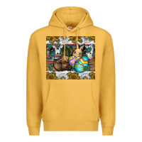 Mustard easter Premium Hoodie - CowhideDigitalArt