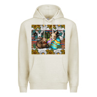 Oatmeal Heather easter Premium Hoodie - CowhideDigitalArt